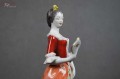 Porcelana Hollohaza Węgry lata 60 Figura Damy z lusterkiem.Okaz!!!