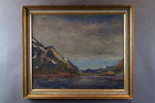 ALEXANDER ESSFELD (1874 - 1939) ZATOKA !!!