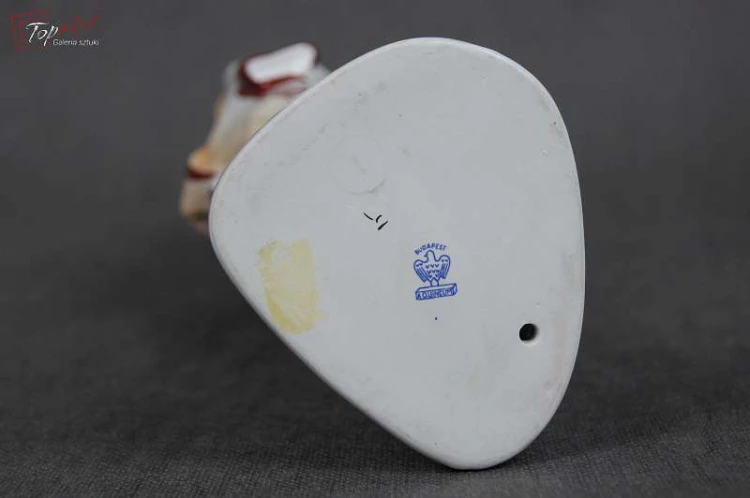 Porcelana Aqincum Budapest lata 60 mężczyzna w stroju ludowym Okaz!!!