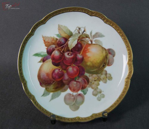 Rosenthal porcelana talerz deserowy z owocami 2