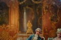 Pałacowy obraz - salonowy koncert - Stephan Sedlacek (1868-1936)