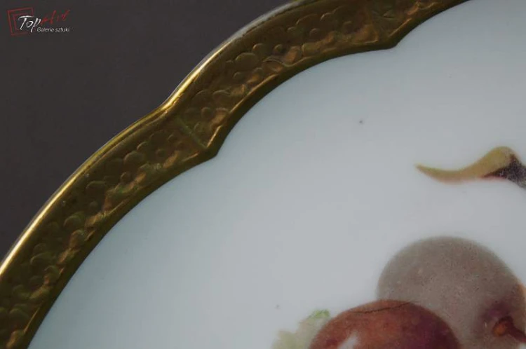 Rosenthal porcelana talerz deserowy z owocami 1