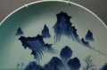 Porcelana Imari okazały kolekcjonerski talerz