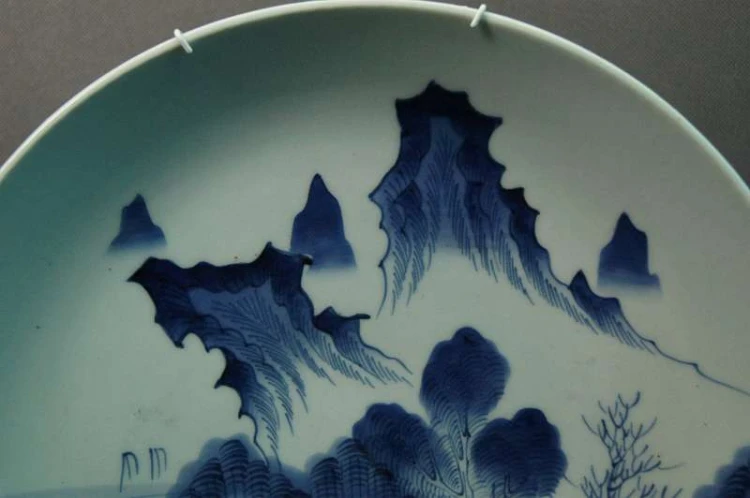 Porcelana Imari okazały kolekcjonerski talerz