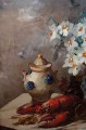 Georg Claus Martwa Natura z Narcyzami Cudo!!!
