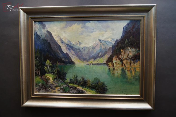 Karl Gross Sattelmair Jezioro Konigssee