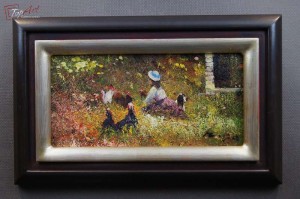 Obraz olejny Niesamowity tajemniczy ogród Polecam!!! 