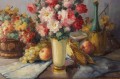 Obraz Olejny Georg CLAUS Martwa Natura z Kwiatami RARYTAS