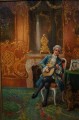 Pałacowy obraz - salonowy koncert - Stephan Sedlacek (1868-1936)