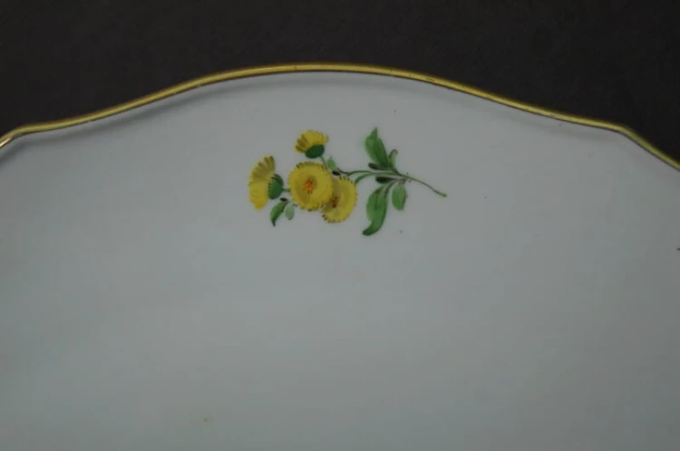 Meissen olbrzymia patera na ciasto porcelana Miśnia