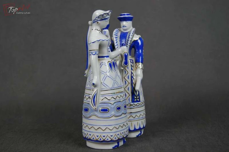 Porcelana Hollohaza Węgry lata 60 Picasso figura Okaz !!!