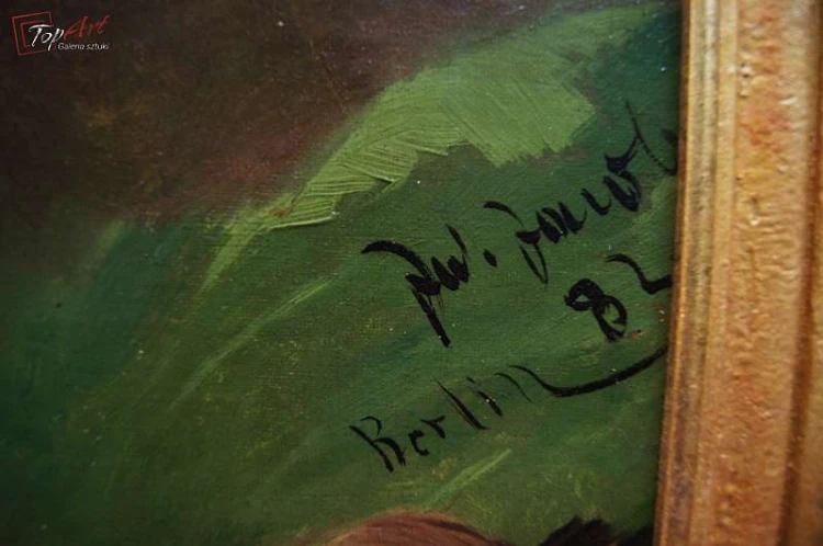 Mega Cenny Obraz!!! Julius Jacob Martwa natura 1882r