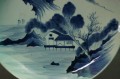 Porcelana Imari okazały kolekcjonerski talerz