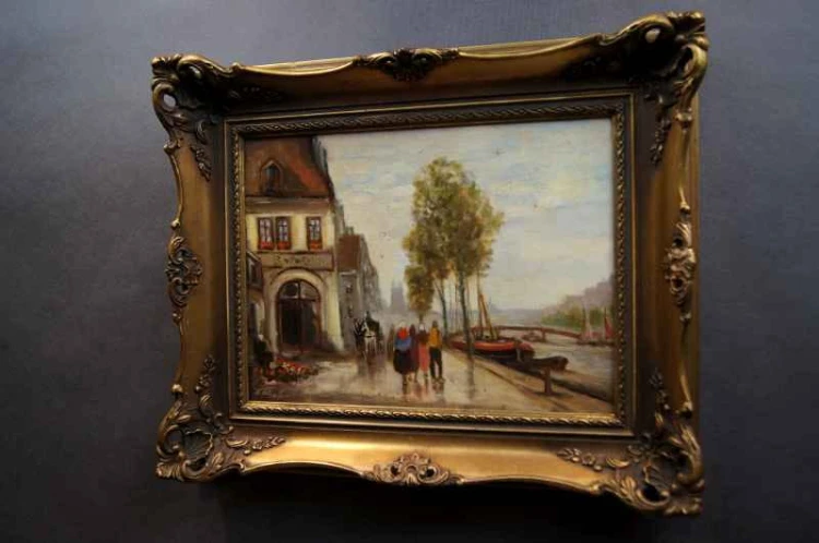 PRZECHADZKA NAD KANAŁEM WILLY PRINZ.1904r