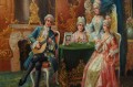 Pałacowy obraz - salonowy koncert - Stephan Sedlacek (1868-1936)