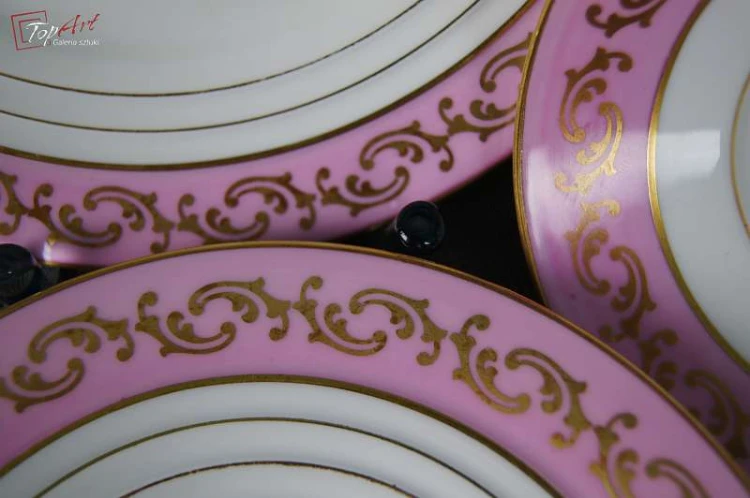 Bawaria Duracor Art DECO śniadaniowe trio