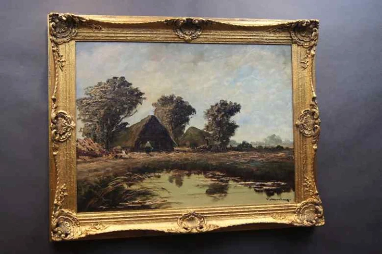 NIESAMOWITY JEAN COUNE SIELSKI WIEJSKI KRAJOBRAZ