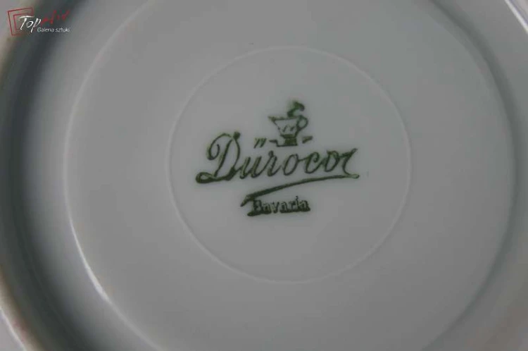 Bawaria Duracor Art DECO śniadaniowe trio