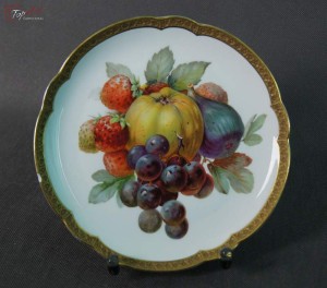 Rosenthal porcelana talerz deserowy z owocami 5 