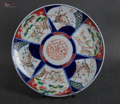 Japonia Imari kolekcjonerski talerz 3