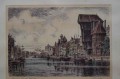 DANZIG GDAŃSK AKWAFORTA ALFRED JANSEN