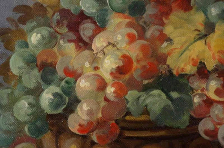 Obraz Olejny Georg CLAUS Martwa Natura z Kwiatami RARYTAS