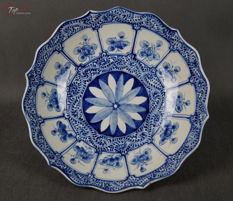 Duża ciekawa misa Japonia Imari