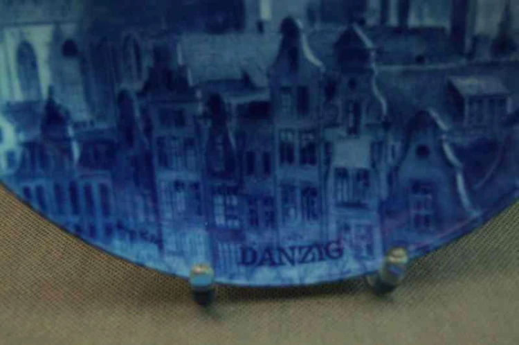 DANZIG GDAŃSK TALERZ PORCELANOWY KAISER 2