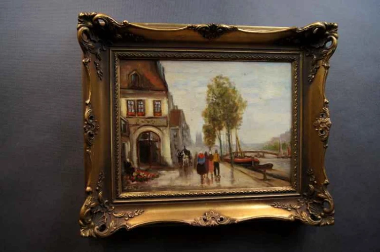 PRZECHADZKA NAD KANAŁEM WILLY PRINZ.1904r