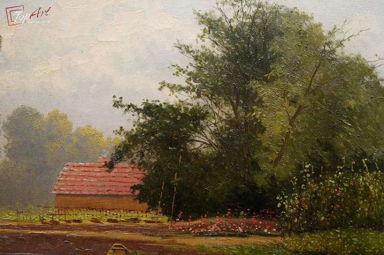 Ernst Hugo Lorenz Murowana Krajobraz Spreewald