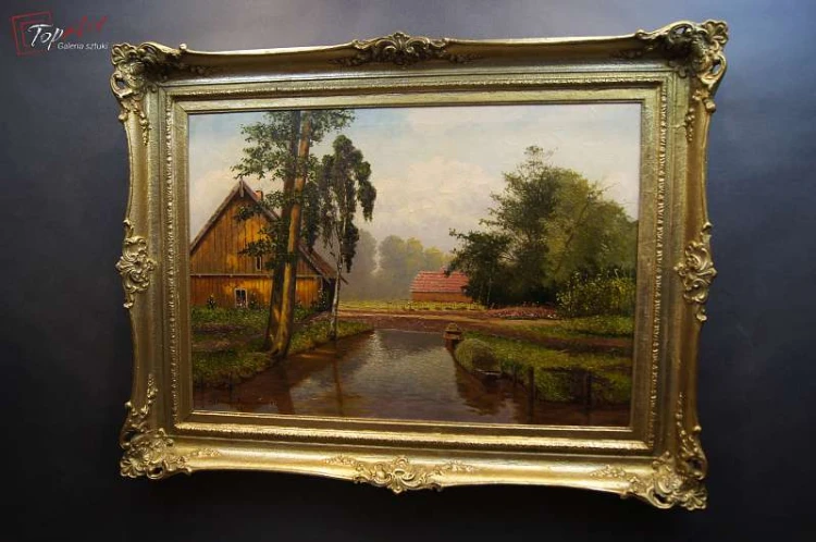 Ernst Hugo Lorenz Murowana Krajobraz Spreewald