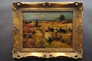 Stary obraz  Wypas owiec Polecam!