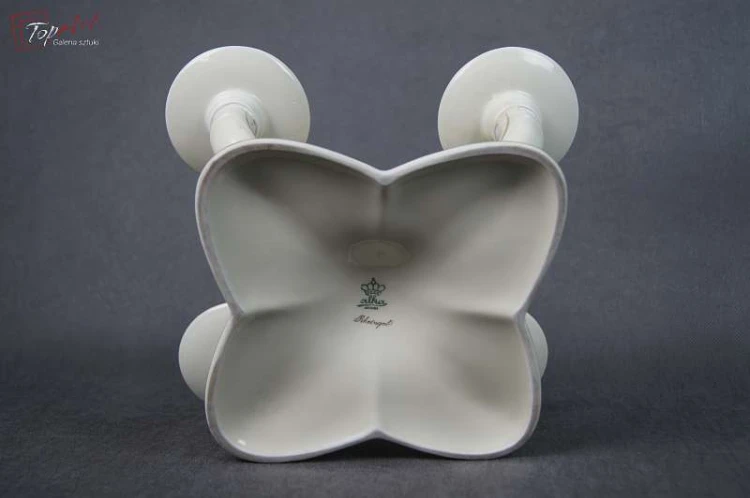 Porcelanowy duży świecznik Alka Bawaria Cudo !!!