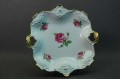 Porcelana Alka cudowna patera różę złoto