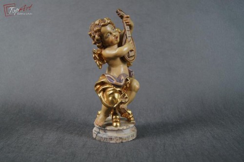 Amor siedzący Putto rzeźba w drewnie okaz !!!