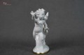 Porcelana Carl Scheidig Figurka Rozbawiony malec z koziołkiem Cudo !!!
