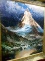 Obraz olejny MATTERHORN Heinz Munnich 1921r UNIKAT