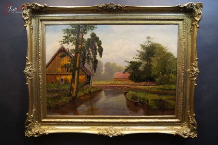 Ernst Hugo Lorenz Murowana Krajobraz Spreewald