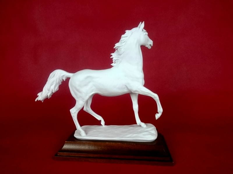 Porcelana Kaiser W. Gawantka duża Figura konia